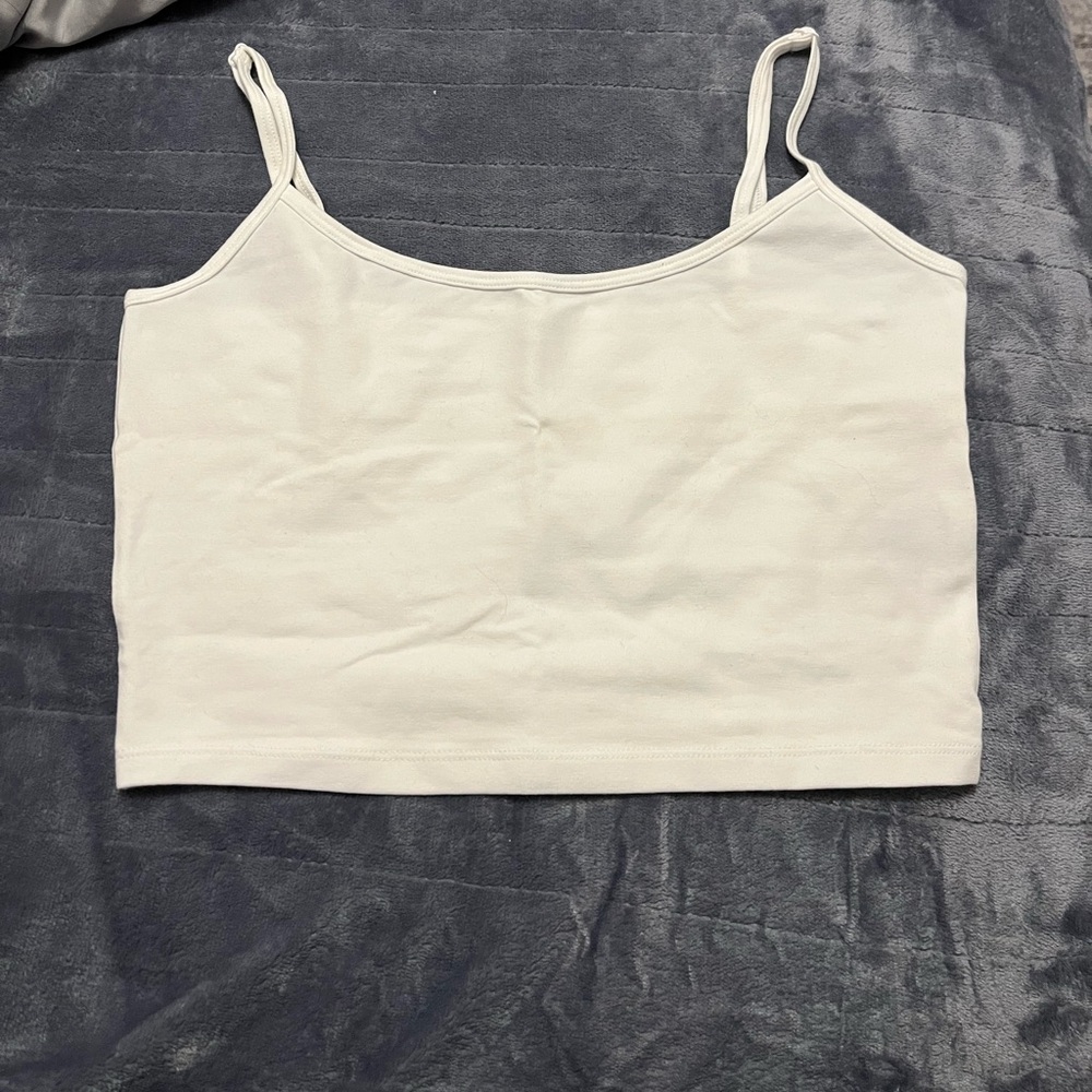 White Tna Tank Top- Aritzia